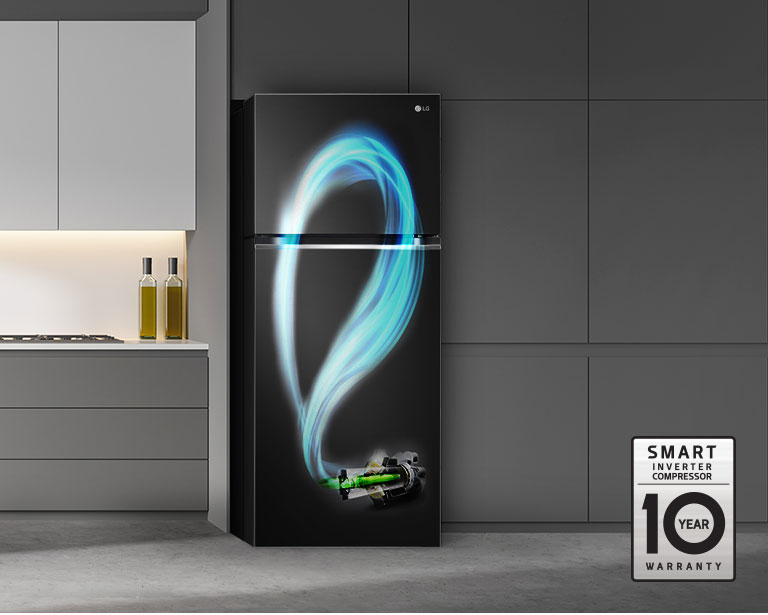 Compressor Smart Inverter LG. A maior economia de energia, silêncio e durabilidade com 10 anos de garantia no compressor.
