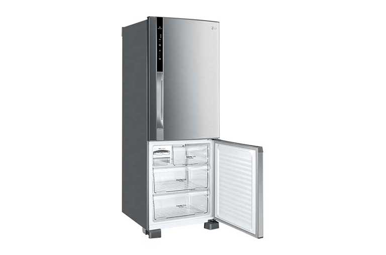 LG Geladeira Bottom Freezer 423L 220V com e Compressor Smart Inverter e Gaveta Vita Light, GB42/GB43
