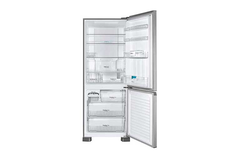 LG Geladeira Bottom Freezer 423L 220V com e Compressor Smart Inverter e Gaveta Vita Light, GB42/GB43