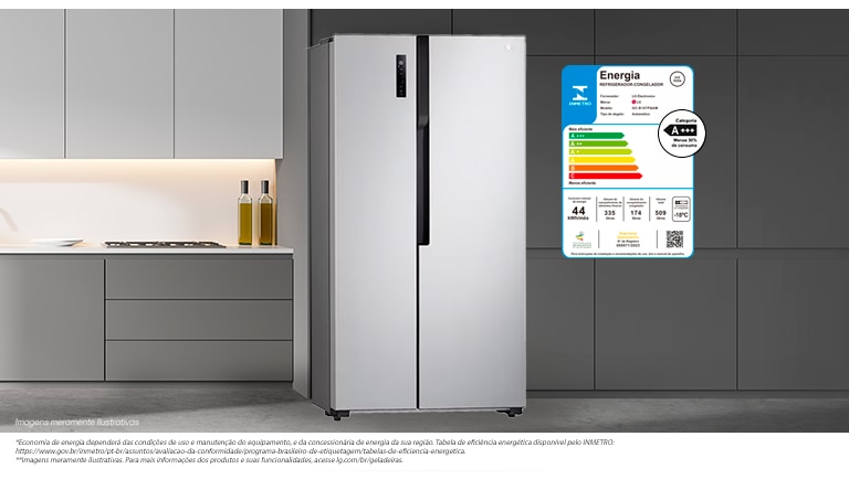 Economia de energia com classificação energética A+++1