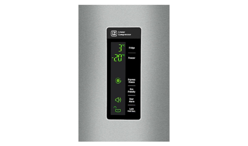 LG Geladeira Bottom Freezer 445L 220v com Moist Balance Crisper™, GC-B559BSB(1)