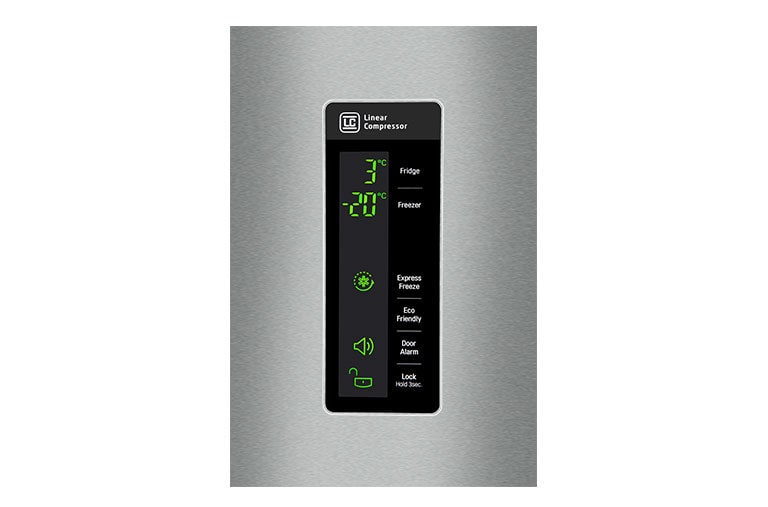 LG Geladeira Bottom Freezer 445L 127v com Moist Balance Crisper™, GC-B559BSB