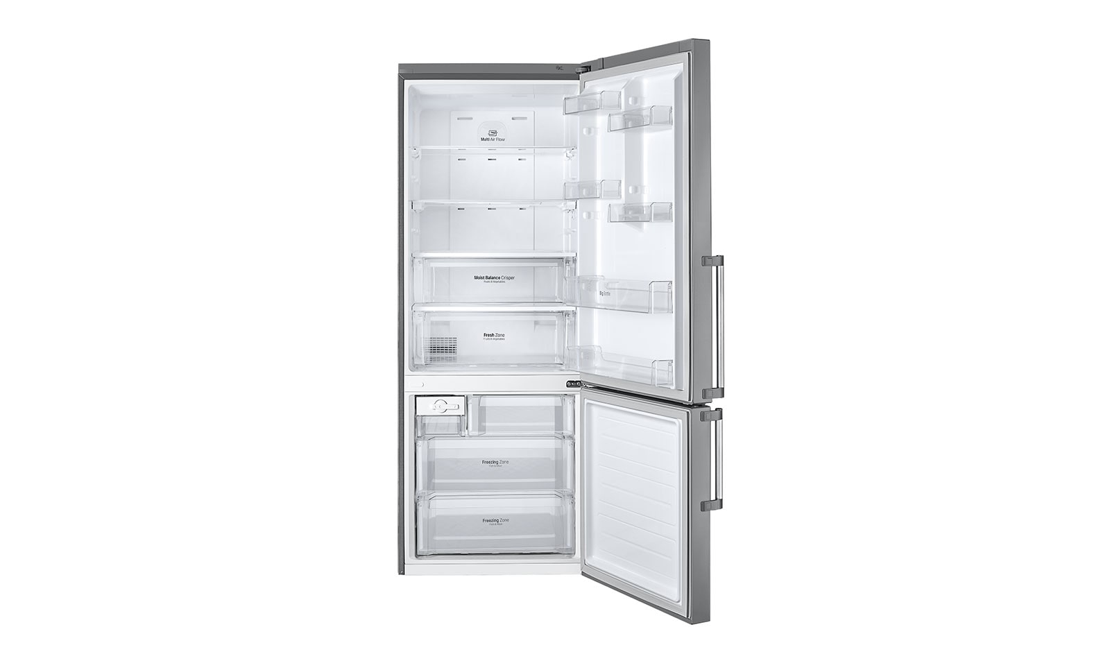 LG Geladeira Bottom Freezer 445L 127v com Moist Balance Crisper™, GC-B559BSB