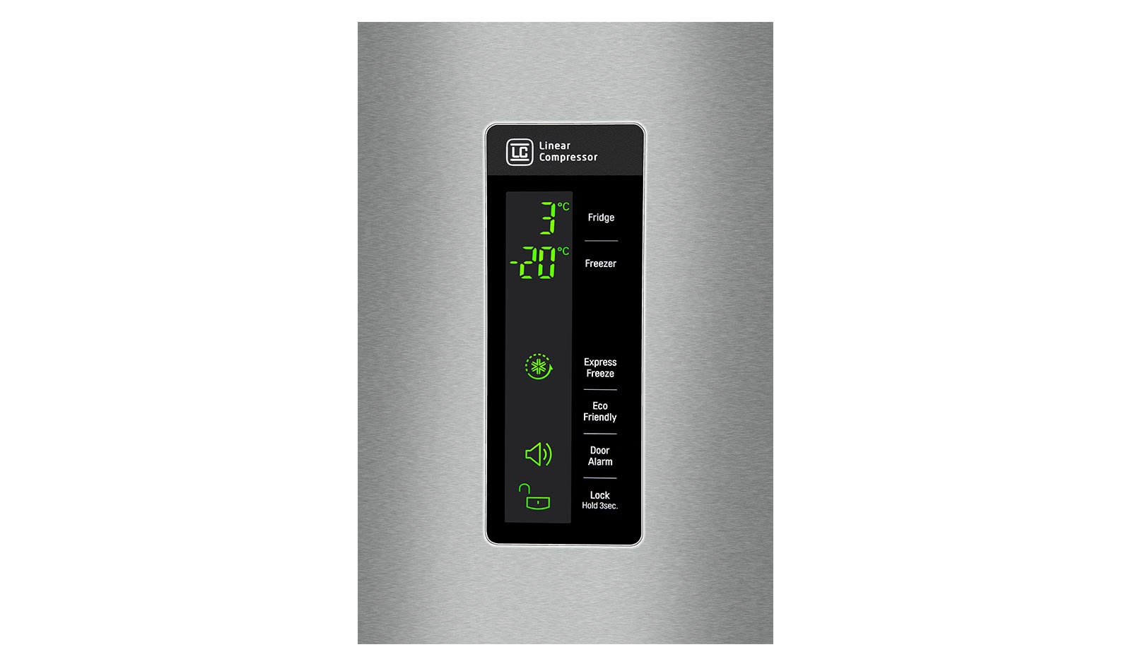 LG Geladeira Bottom Freezer 445L 127v com Moist Balance Crisper™, GC-B559BSB