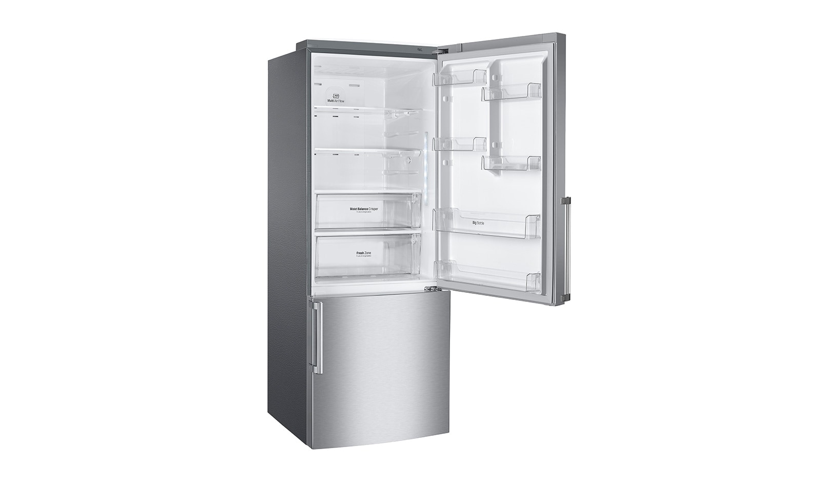 LG Geladeira Bottom Freezer 445L 127v com Moist Balance Crisper™, GC-B559BSB