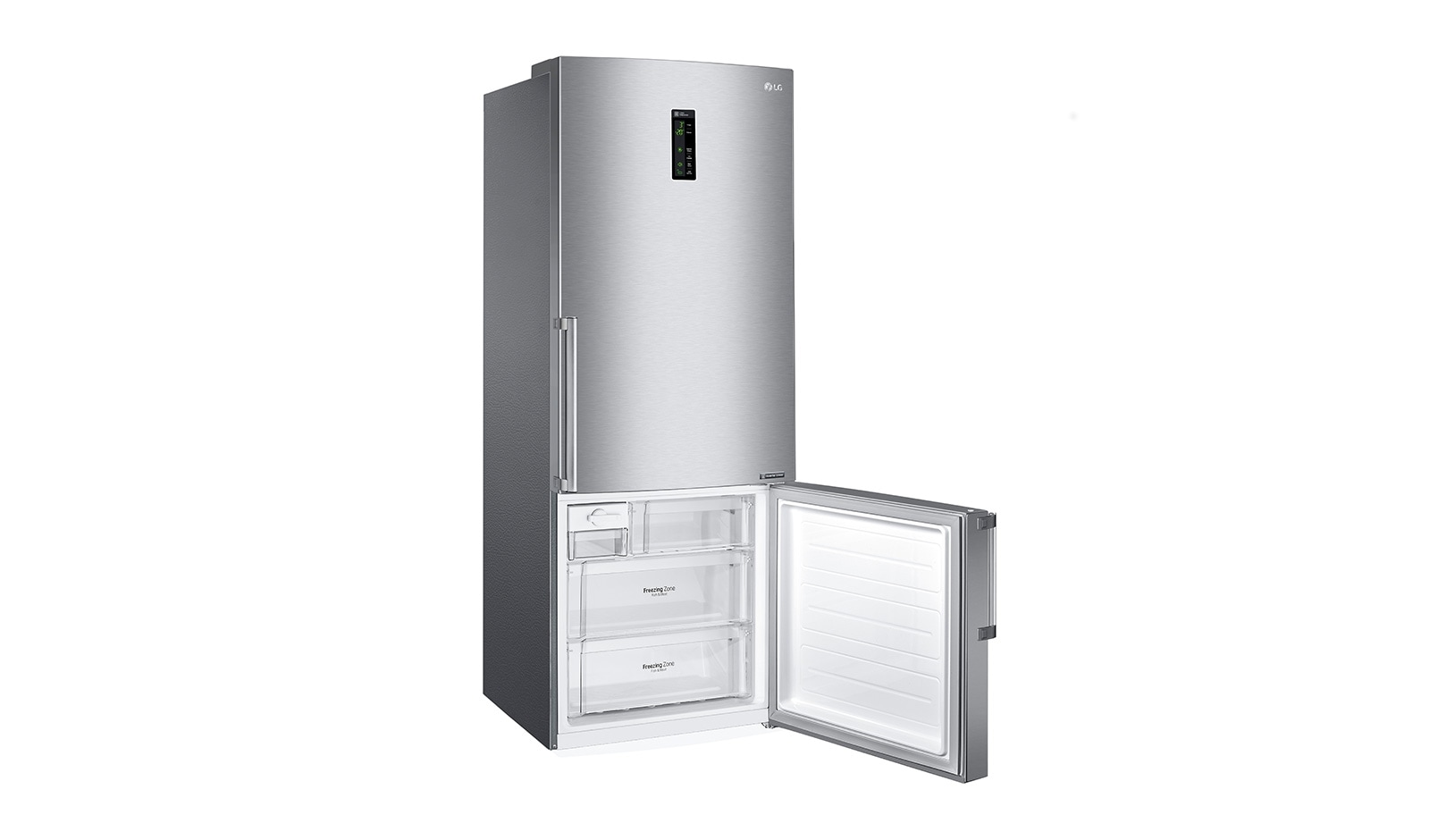 LG Geladeira Bottom Freezer 445L 127v com Moist Balance Crisper™, GC-B559BSB