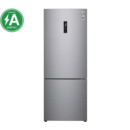 Geladeira Inverse LG 451L Inox Look com Compressor Smart Inverter - GC-B569NLLM