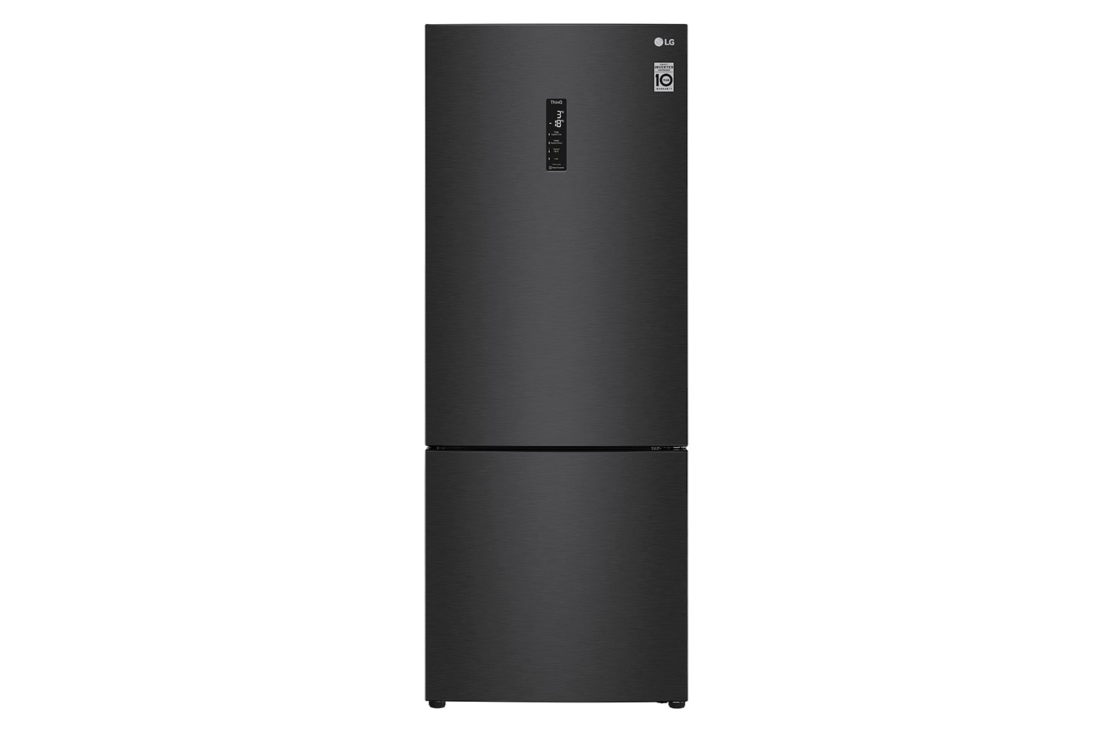 LG Geladeira Smart LG Frost Free Inverter 451L Inverse Cor Black Inox (GC-B569NQL), GC-B569NQL2