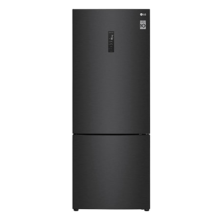 Geladeira Smart LG Frost Free Inverter 451L Inverse Cor Black Inox (GC-B569NQL) - 127v - GC-B569NQLC