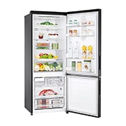 LG Geladeira Smart LG Frost Free Inverter 451L Inverse Cor Black Inox (GC-B569NQL), GC-B569NQLC