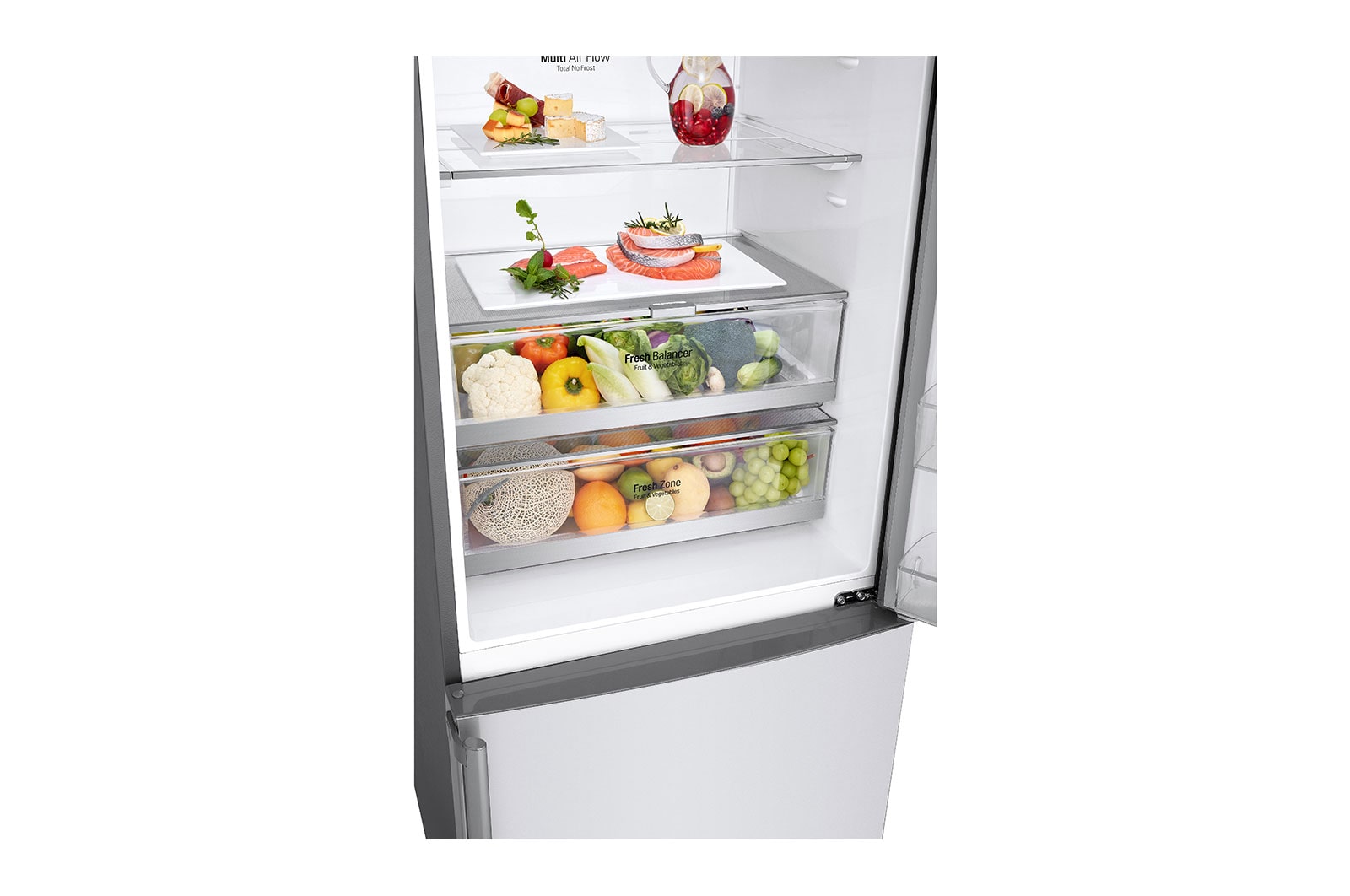 LG Geladeira Smart LG Bottom Freezer Inverter 451 litros com Nature Fresh™ e LG ThinQ®, GC-B659BSB1