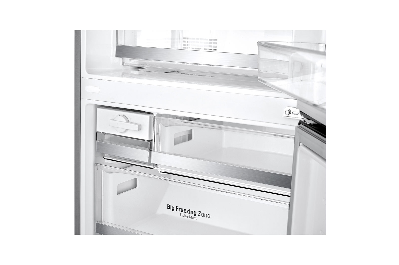 LG Geladeira Smart LG Bottom Freezer Inverter 451 litros com Nature Fresh™ e LG ThinQ®, GC-B659BSB1