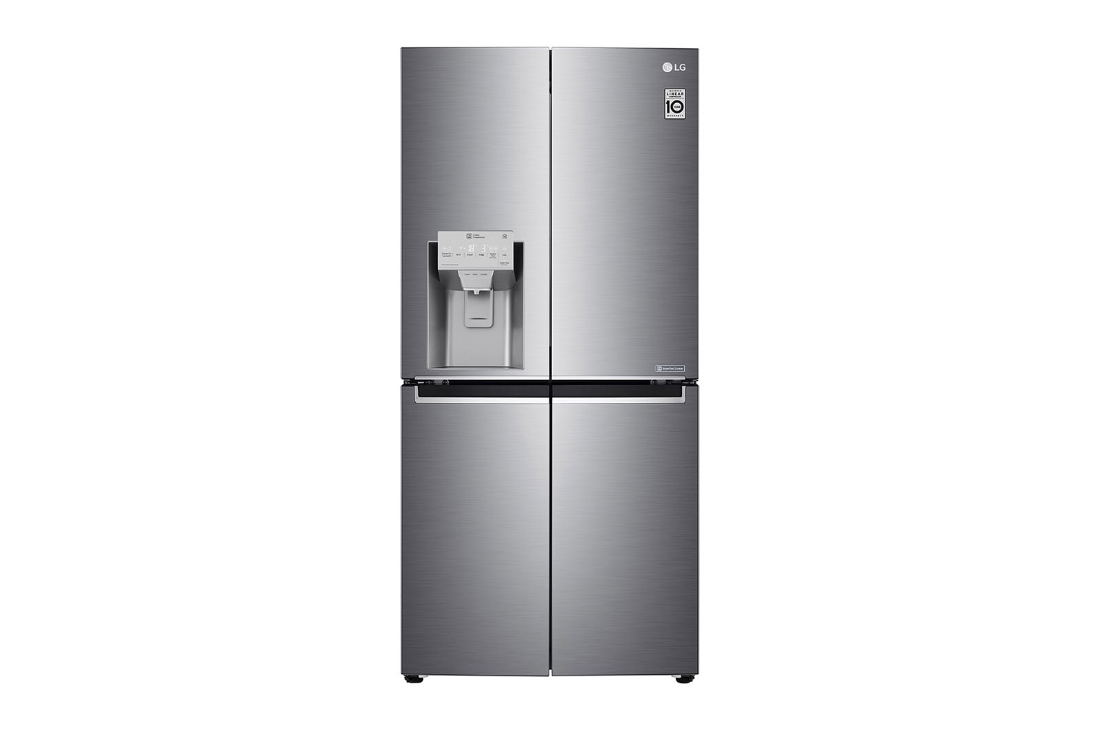 Vista frontal de Geladeira Smart LG French Door 428 litros - GC -L228FTL1 - Motor Inverter GC-L228FTL1