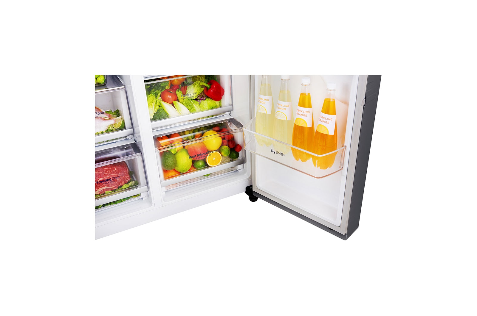 LG Geladeira Smart LG Side by Side  601 litros - GC-L247SLUV - Motor Inverter, GC-L247SLUV