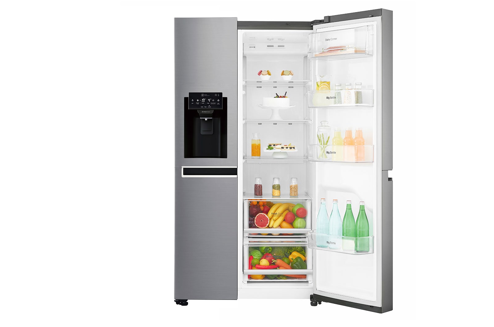 LG Geladeira Smart LG Side by Side  601 litros - GC-L247SLUV - Motor Inverter, GC-L247SLUV