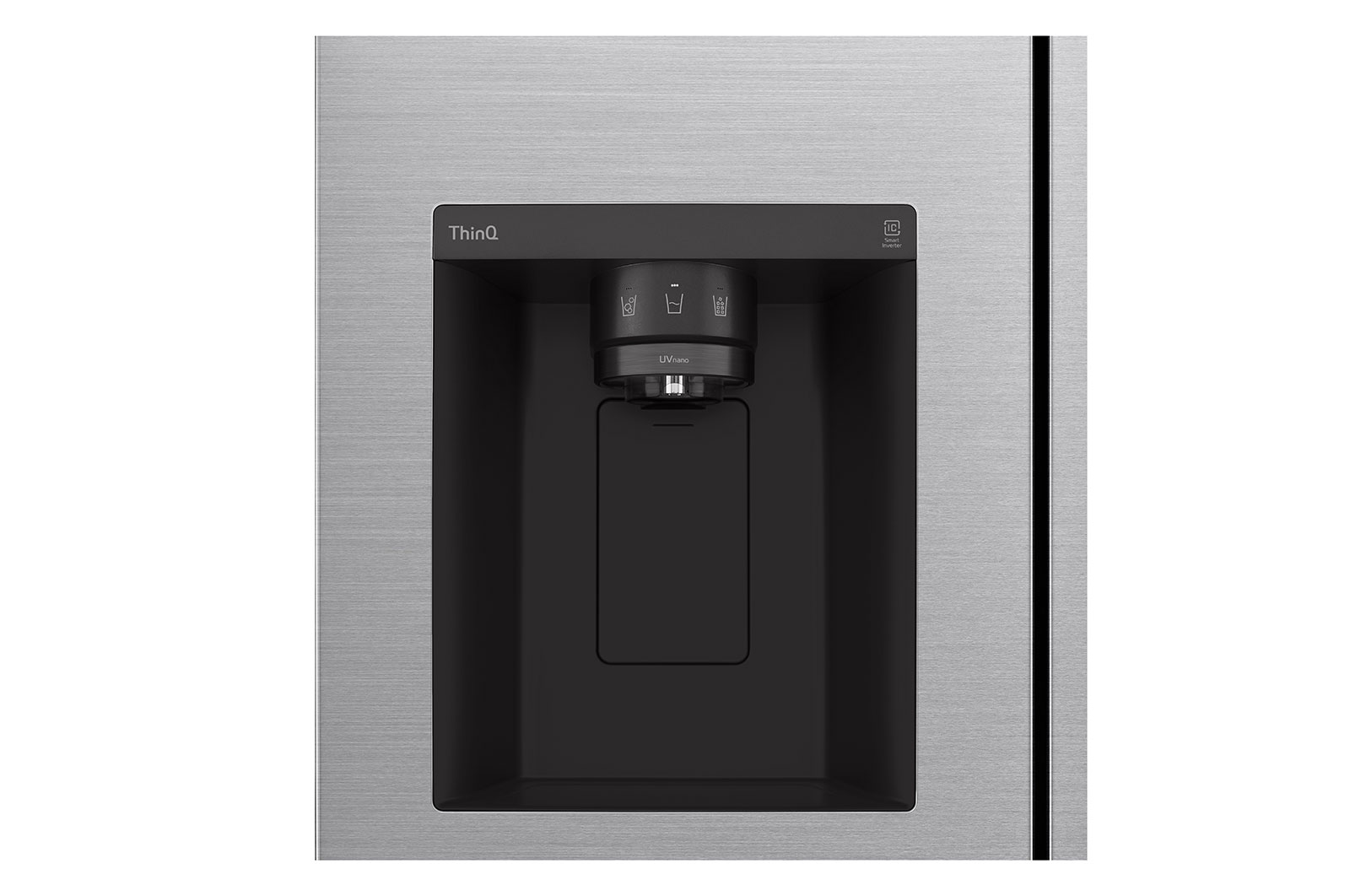 LG Geladeira Smart LG Side by Side UVnano™ 611 litros Motor Inverter Aço Escovado 127V - GC-L257SLPL, GC-L257SLPL