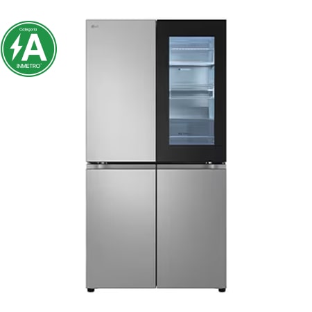 Geladeira Multidoor LG 670L Inox Look com InstaView™ e Compressor Inverter - 127V - GC-V24FFLHB