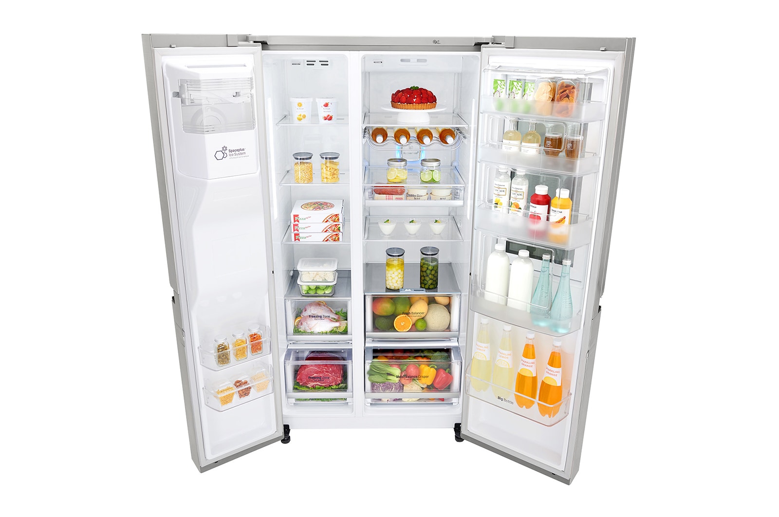 LG Geladeira Side by Side InstaView Door-in-Door™ 601 litros 220V com Hygiene Fresh+™, GC-X247CSA1