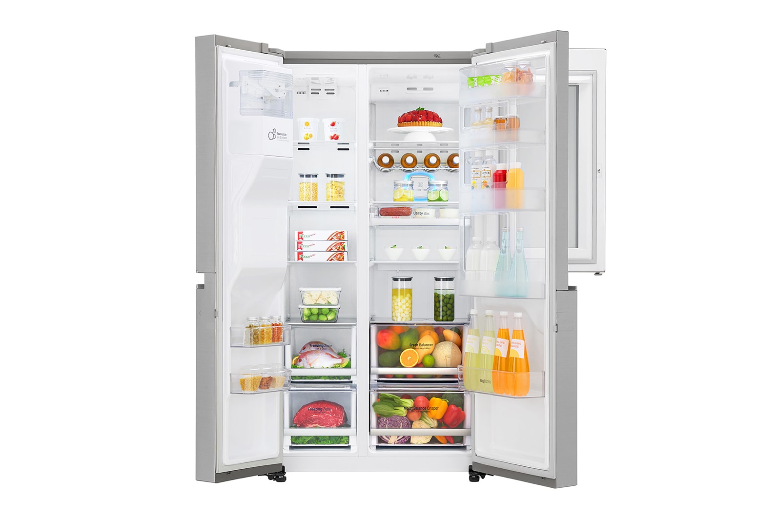 LG Geladeira Side by Side InstaView Door-in-Door™ 601 litros 220V com Hygiene Fresh+™, GC-X247CSA1