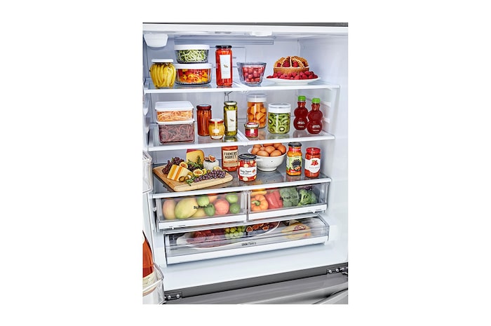LG Geladeira Smart LG French Door Frost Free 695 Litros Compressor Inverse Inox 110V - GM-B298NLNH, GM-B298NLNH