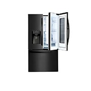 LG Geladeira Smart LG Inverter French Door InstaView Door-in-Door 660 litros 127V Black Inox ThinQ GM-X288NQXH, GM-X288NQXH