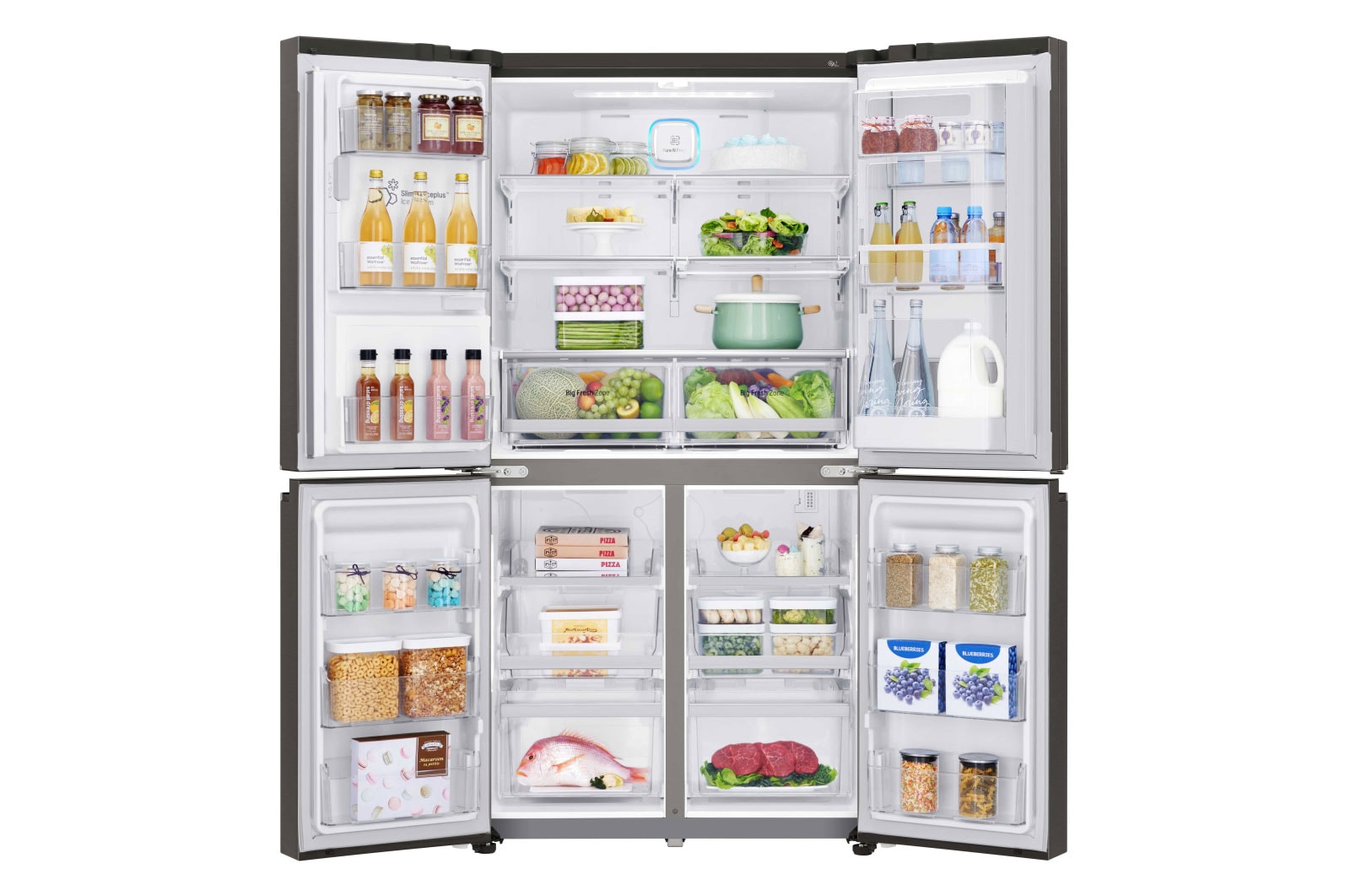 LG Geladeira FrenchDoor Side By Side Inverse 716 litros com Door-in-Door®, GM86SDDB1