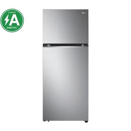 Geladeira LG Frost Free Inverter 395L Duplex Cor Inox Look (GN-B392PLM) - GN-B392PLMB