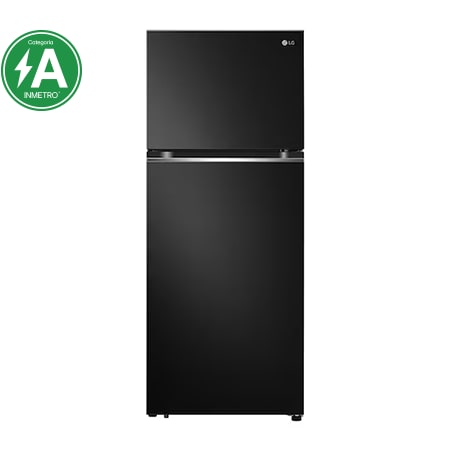 Geladeira LG Frost Free Inverter 395L Duplex Cor Black Inox - 127V - GN-B392PXGB