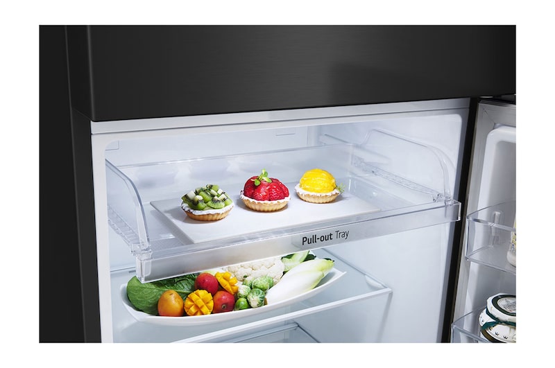 Inside with food view