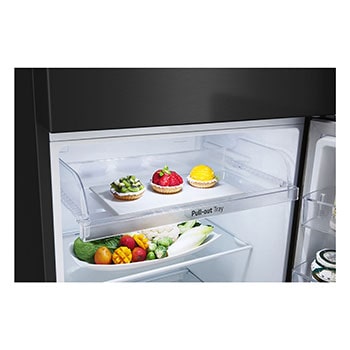 Inside with food view