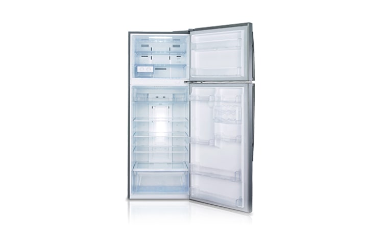 LG O refrigerador Inspiration com acabamento em Platinum, 467 Litros, ECO LED, Multi Air Flow, entre outros, GR-B631GLQ(1)