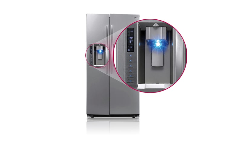 LG O Refrigerador SIDE BY SIDE LG com design diferenciado, mais capacidade e economia de energia, GR-P246CSP(1)