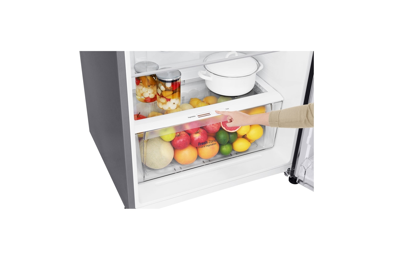 LG Geladeira Smart Top Freezer 438 litros com Door Cooling+™ e Hygiene Fresh+™, GT44BPP