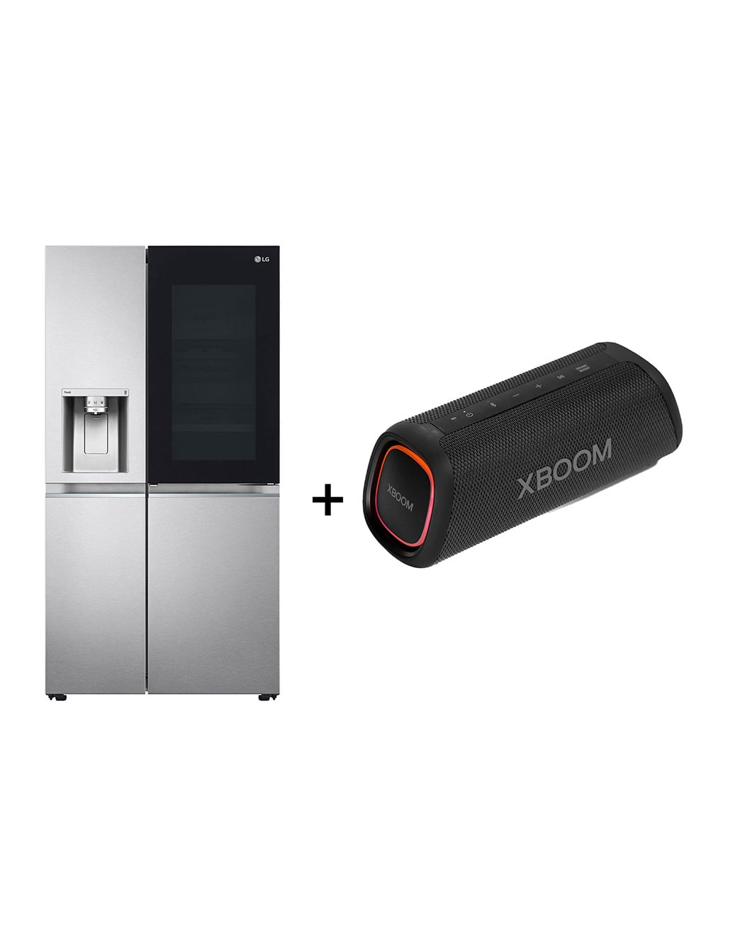 Combo Geladeira Smart LG Side by Side InstaView Craft Ice UVnano