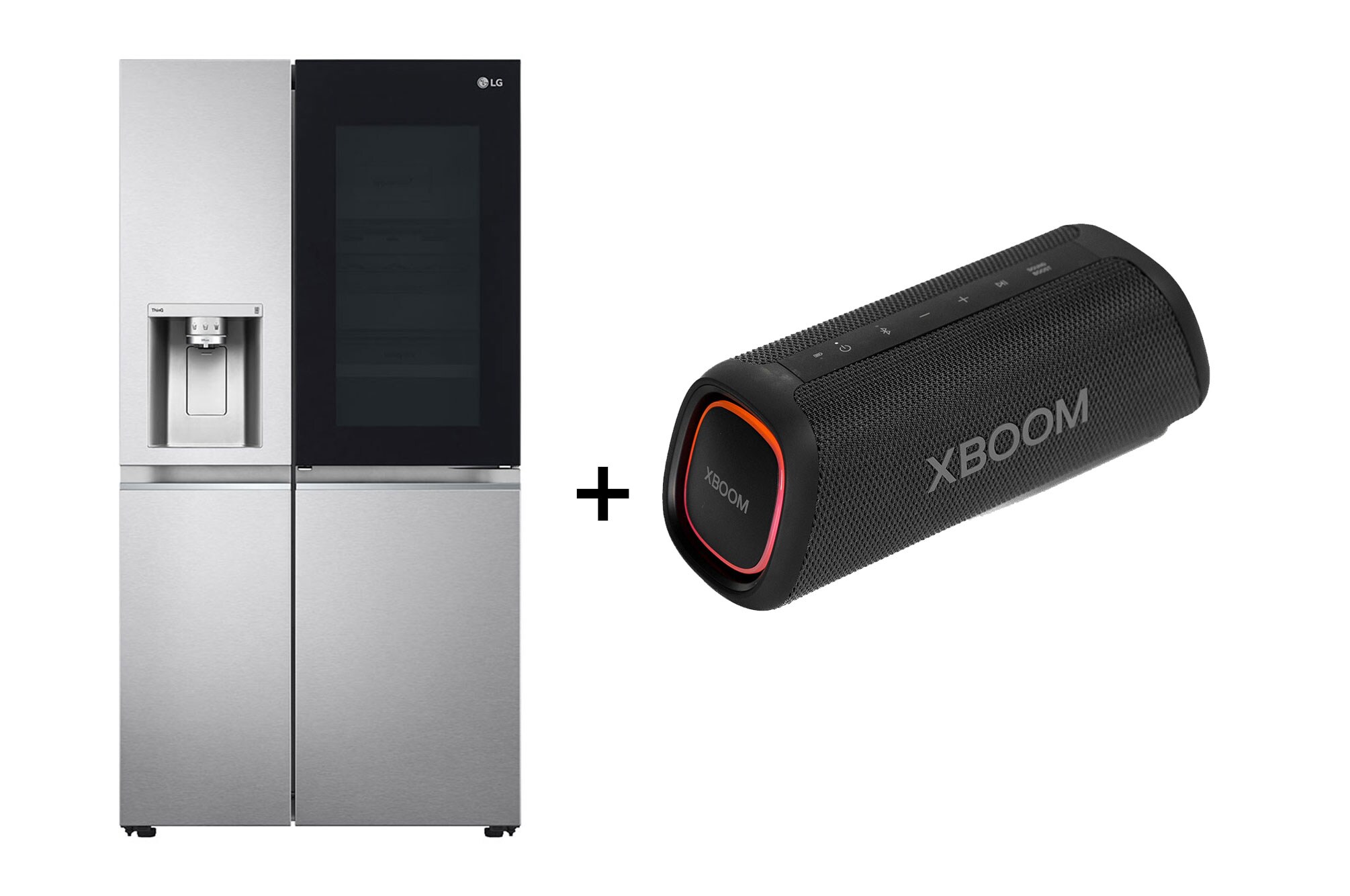 Combo Geladeira Smart LG Side by Side InstaView Craft Ice UVnano