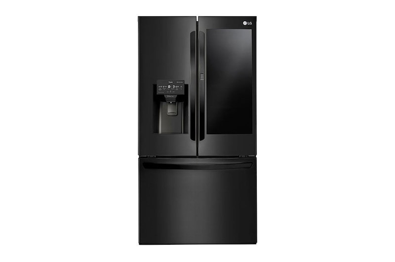 Front view of refrigerators