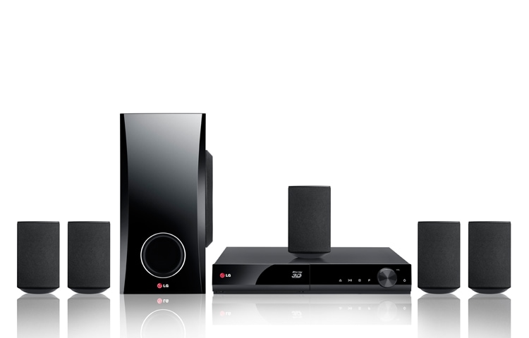 Vista frontal de 330W de Potência em seu Home Theater LG! BH4030S