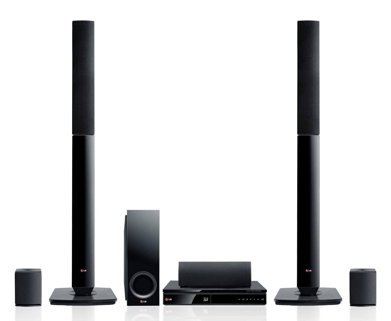 Vista frontal de Transforme sua TV em Smart com o Home Theater LG! BH6430P