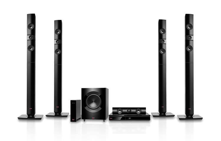 Vista frontal de Transforme sua sala em Cinema com o Home Theater LG! BH7530WB