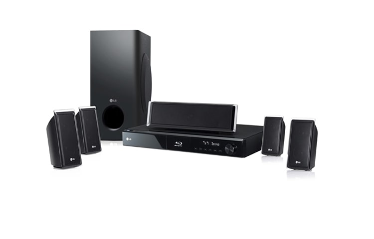 Vista frontal de Home Theater Blu-Ray, Wireless e com design único HB905SBW