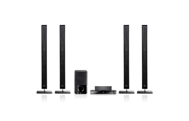 Vista frontal de Home Theater Blu-Ray, Wi-Fi com design único HB965TXW