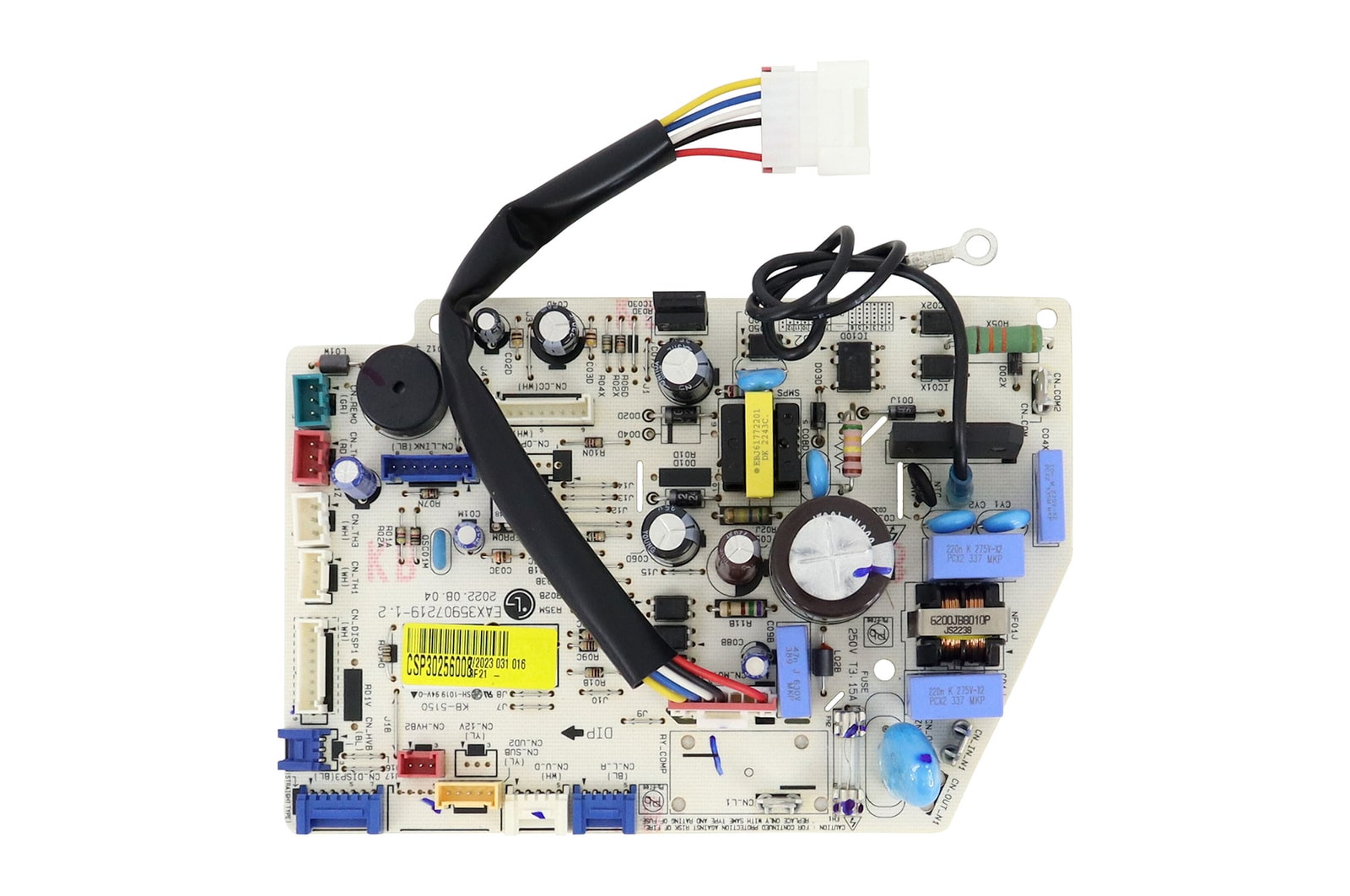 Vista frontal de Placa Principal Ar Condicionado LG S4NQ09WA51B = CSP30256008 CSP30256008