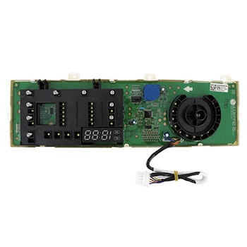 Vista frontal de Placa do Display Máquina de Lavar Roupas LG WD9WE6A - EBR82683029 EBR82683029