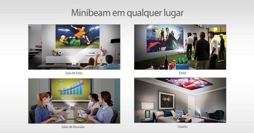 Minibeam em qualquer lugar