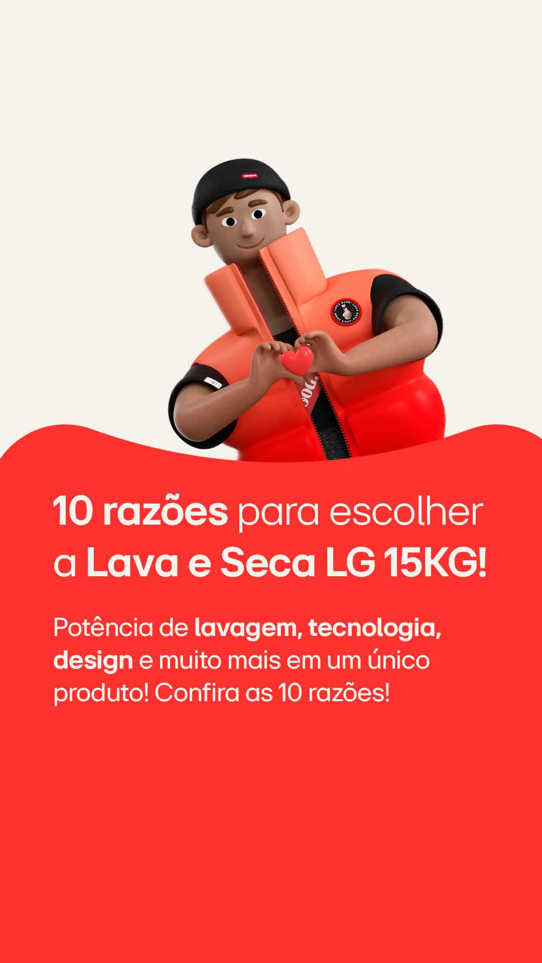 lava e seca 15kg