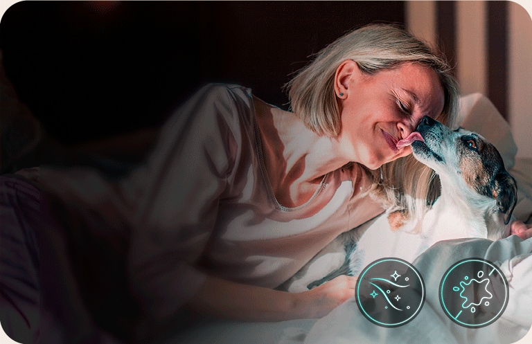 Alta performance para retirar odores e manchas de animais de estimação