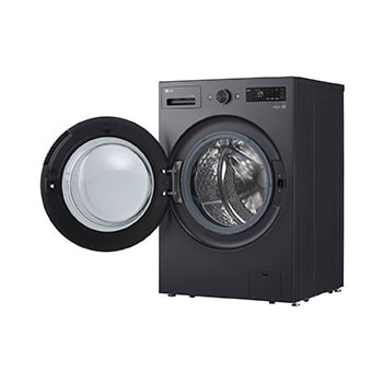 Vista lateral direita com a porta aberta