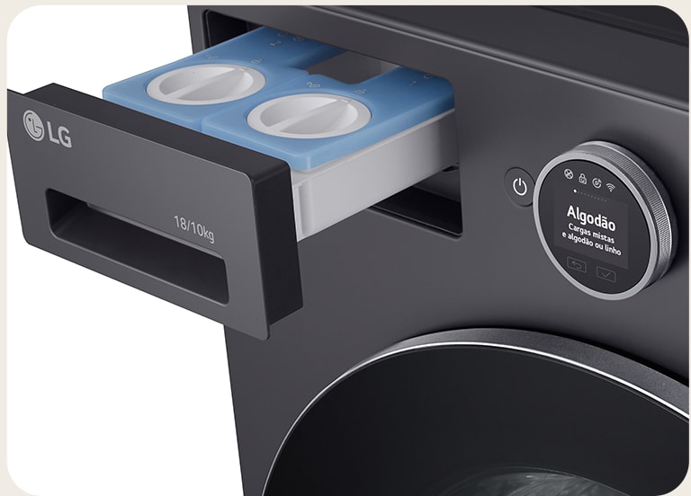 Novo dosador automático de sabão e amaciante