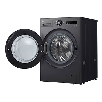 Vista lateral direita com a porta aberta