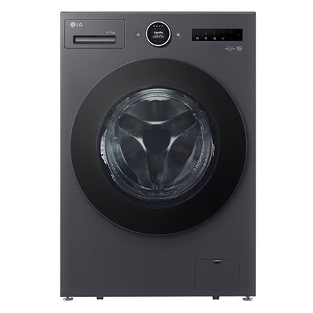 Lava e Seca Smart LG 18kg Black Inox com AIDD™ 2.0 - WD18GNTS6BA